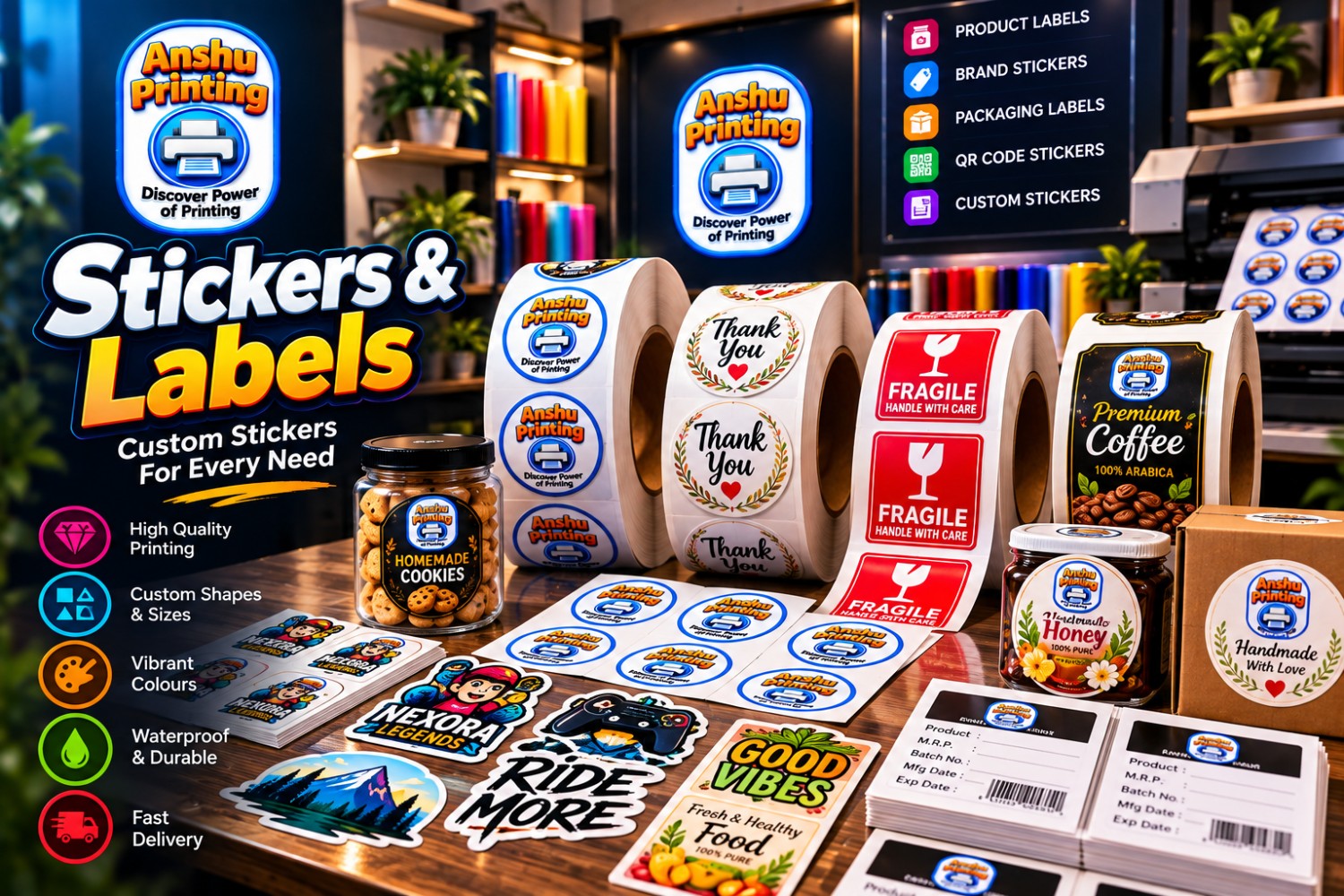 Stickers & Labels sample