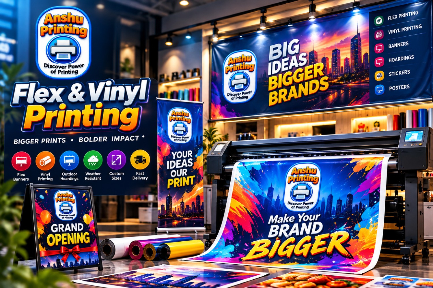 Flex & Vinyl Printing sample
