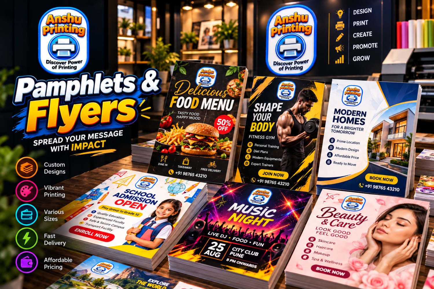 Pamphlets & Flyers sample